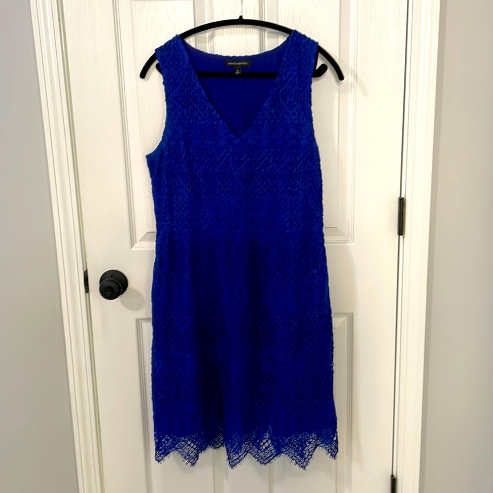 BNWT Banana Republic Royal Blue Lace Dress